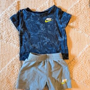 Nike Blue Tie-Dye Short Sleeve Tee